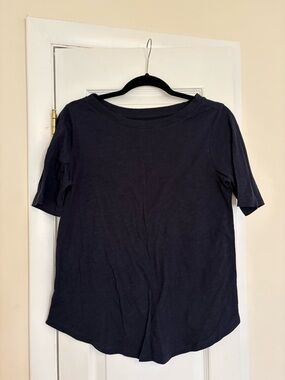Loft, Women's Classic Short-Sleeve Tee - Navy, size S